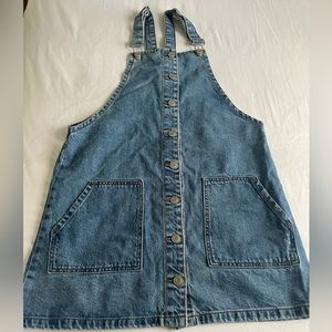 Jean overall dress